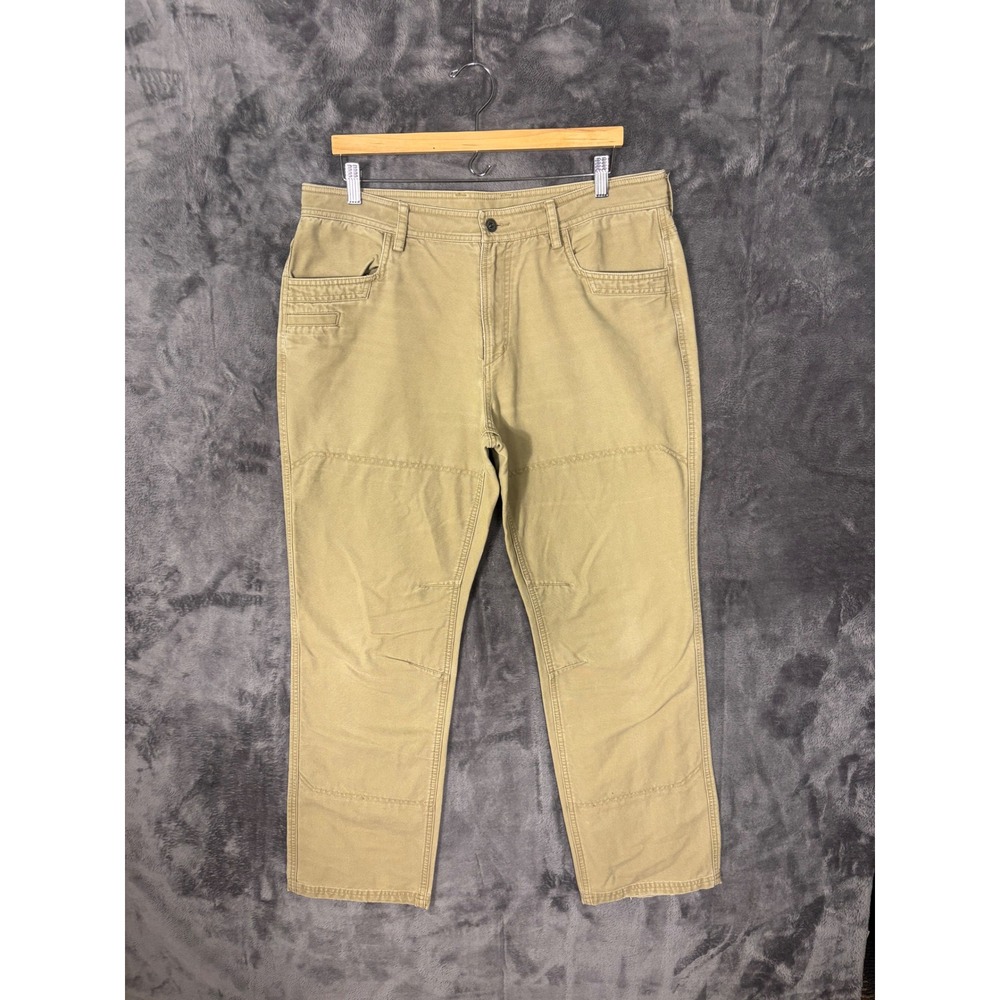 Under Armour Storm Canvas Work Pants Mens 37x30 Tan Khaki Utility Trousers